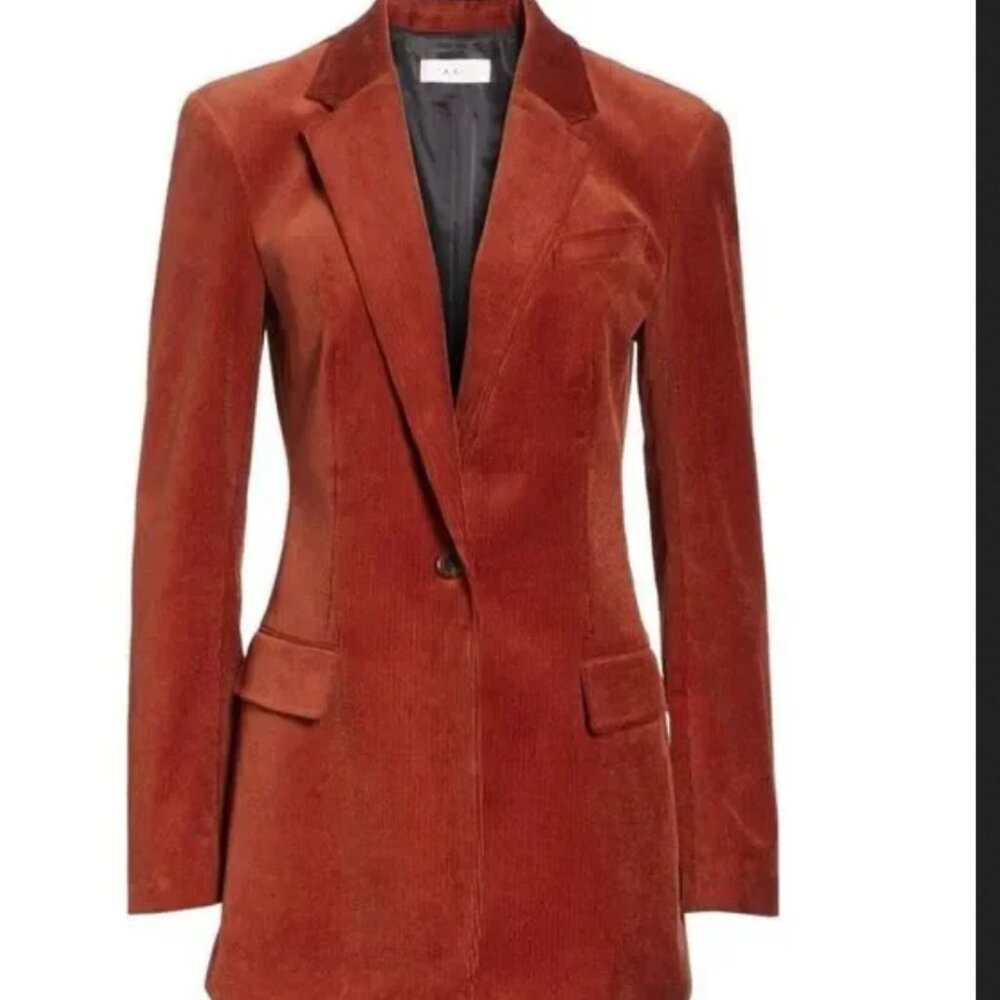 A.L.C Vernay Corduroy Blazer size 10, like new, never wear, brown reddish